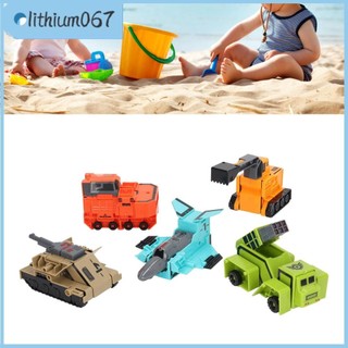 Lithium067 Số bot đồ chơi toán học mô hình xe robot chuyển đổi học tập kỹ thuật số cho nhà