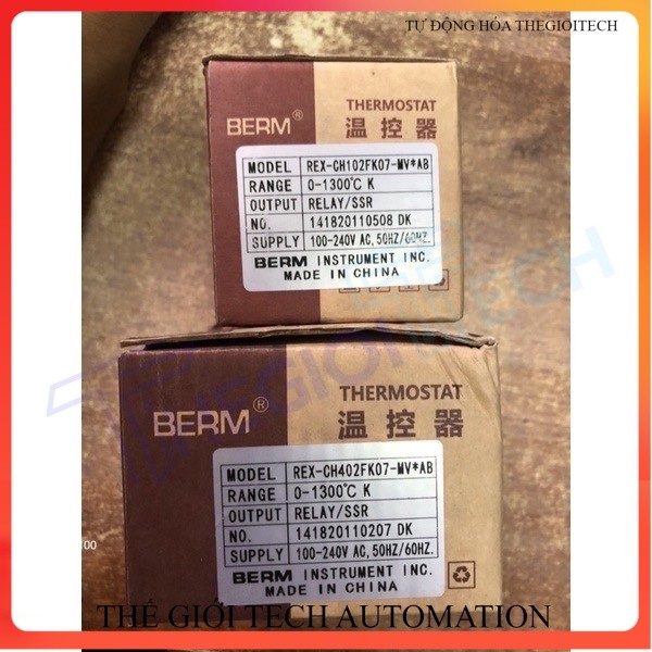 TGT (Bern) Đồng hồ nhiệt độ berm REX- CH102, Ch402, CH702, CH902 dùng các loại can