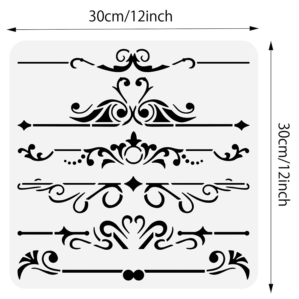 1 Khuôn Vẽ Hình Thú Cưng Dùng Trang Trí scrapbook Kích Thước 300x300mm