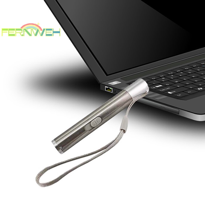 Đèn Pin usb mini Bằng Hợp Kim Nhôm 3 Trong 1 Tiện Dụng