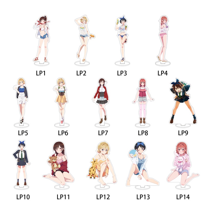 Đồ Trang Trí Hình Nhân Vật mizuhara chizuru asami minnie yaeru xia Đứng