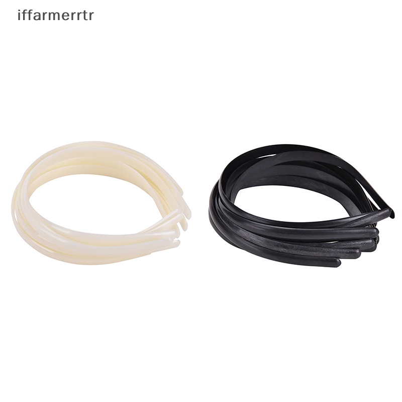 Set 10 Kẹp Tóc Nhựa 2 Màu Không Răng diy Cho Bé