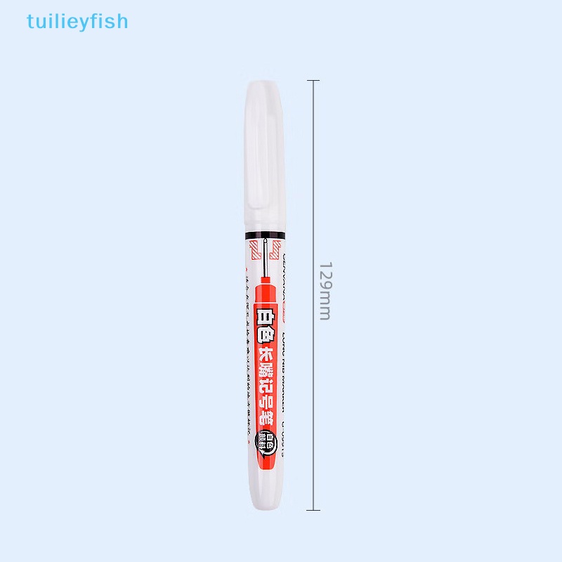 Tialieyfish Bút Đánh Dấu Lỗ Sâu Lỗ Dài 20mm Màu Trắng Đa Năng Trang Trí Nhà Tắm ih