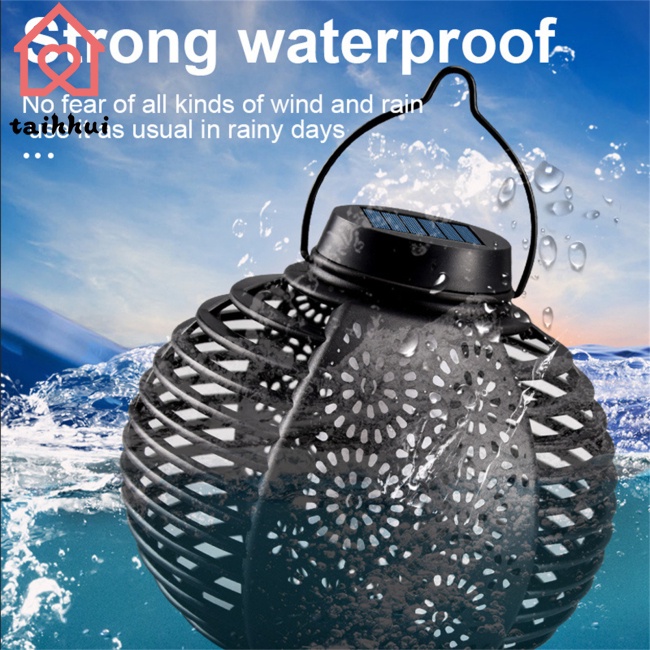 Đèn Led ip65 3.7v 10w Năng Lượng Mặt Trời Chống Thấm Nước Treo Trang Trí Sân Vườn Tiện Dụng