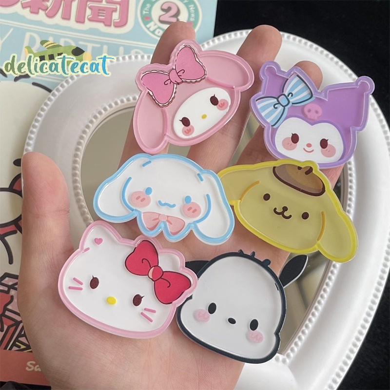 Kẹp Tóc Hoạt Hình hello kitty Bằng acrylic Ngọt Ngào Cho Bé Gái