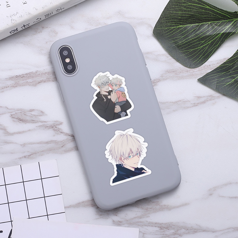 100 Miếng Dán anime jujutsu kaisen satoru gojo Cho Nón Bảo Hiểm Xe Đạp