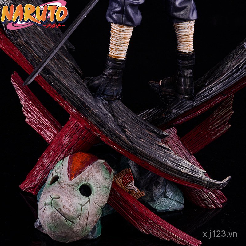 Mô Hình Nhân Vật uchiha itachi akatsuki Trong naruto gk 8njg