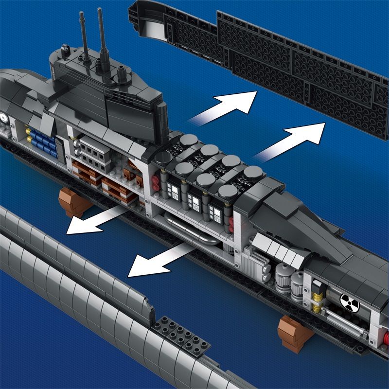 Lego Mô Hình Tàu Ngầm Chiến Lược 094