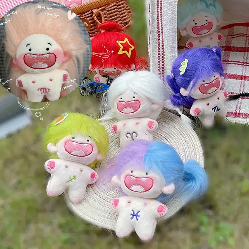 Búp Bê Nhồi Bông Hình 12 Cung Hoàng Đạo 10cm Làm Từ cotton