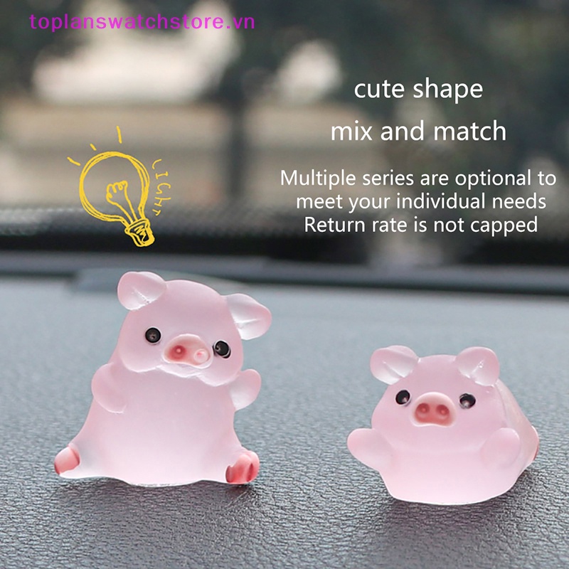 Toplanswatchstore Đồ trang trí Chú Heo mini Trang Trí Sân Vườn diy vn