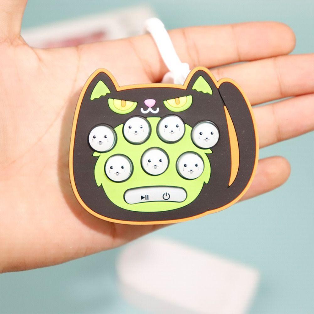 Shanrong Máy Chơi game Cầm Tay mini whack-a-mole Hoạt Hình Có Móc Khóa Phát Nhạc Nhanh Chóng Cho Bé