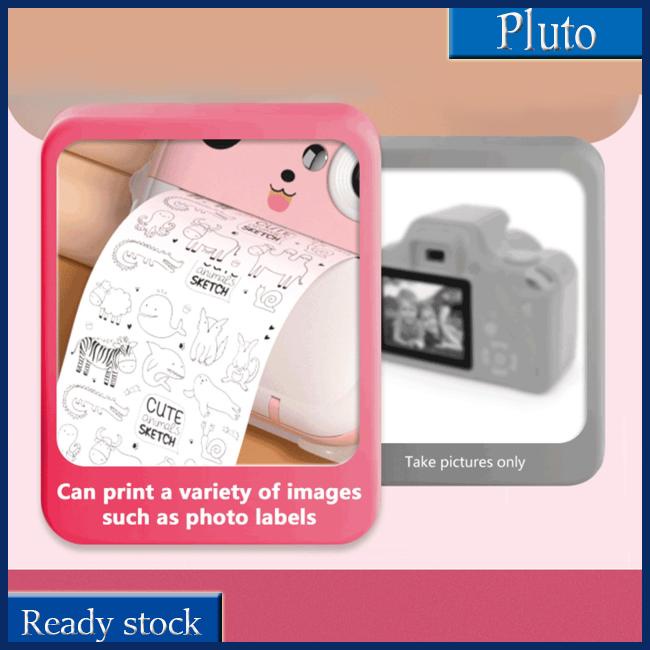 Mới Máy Ảnh Kích Thước q5 Màn Hình 2 inch Có Dây Buộc Bằng Giấy In Hình Đồ Chơi Làm Quà Tặng Cho Bé 3-12 Tuổi