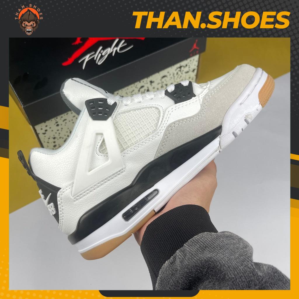 Giày JD4 SB Military Black Concept, JD4 Trắng Đen Xám - Than.Shoes