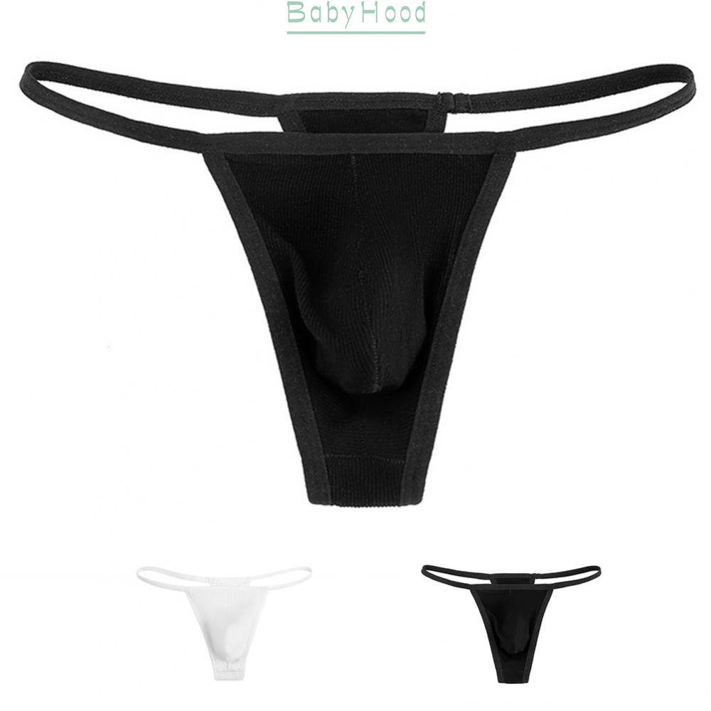 Sexy Mens T-Back G-string Thong Bikini Underwear Sheer Pouch Thongs Panties#BBHOOD