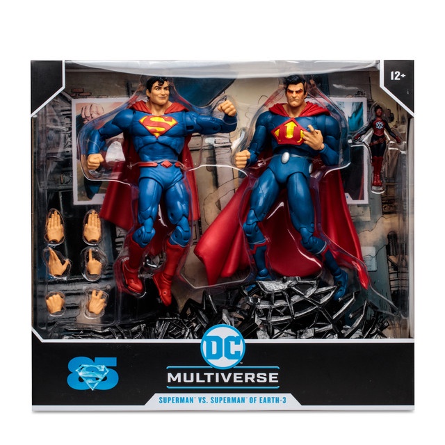 Mô hình McFarlane🦇DC Multiverse 7-inch🦇Superman vs Superman of Earth-3 2-Pack
