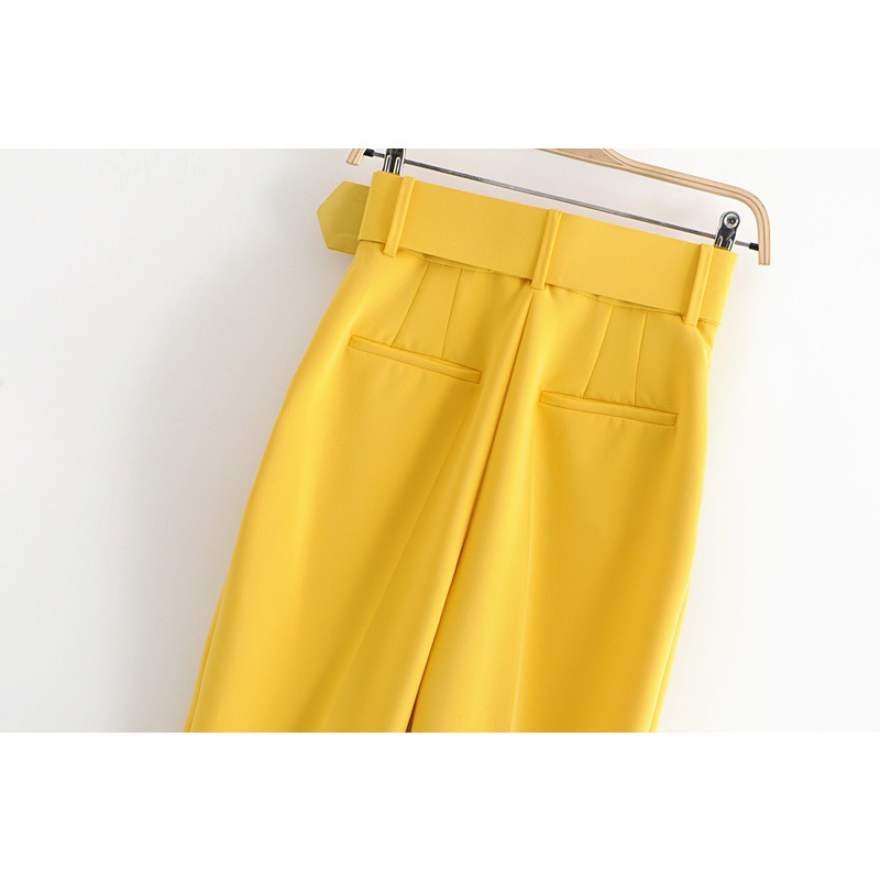 Zara Thắt Lưng Cao Nhiều Màu Phong Cách Âu Mỹ Cho Nữ 08412691300