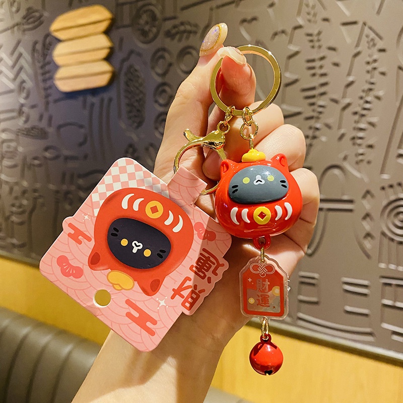 Móc Khóa Hình Mèo cocoa Hoạt Hình Đáng Yêu
