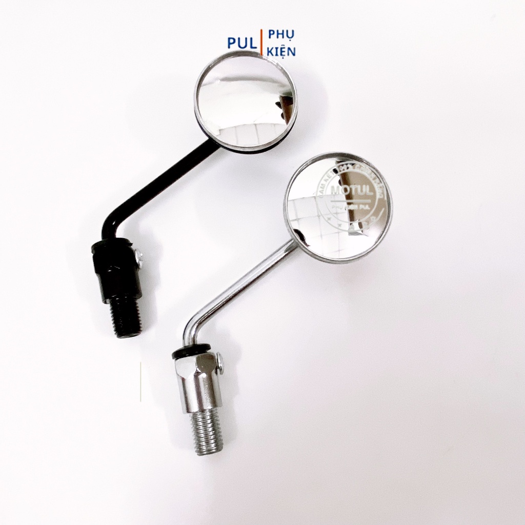 Gương mini tròn cầu lồi đường kính 3cm chân 10li ren thuận trang trí chân gương