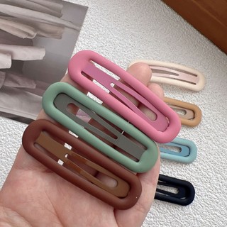 Kẹp Tóc Màu Trơn Đơn Giản Dễ Phối Đồ Cho Nữ
