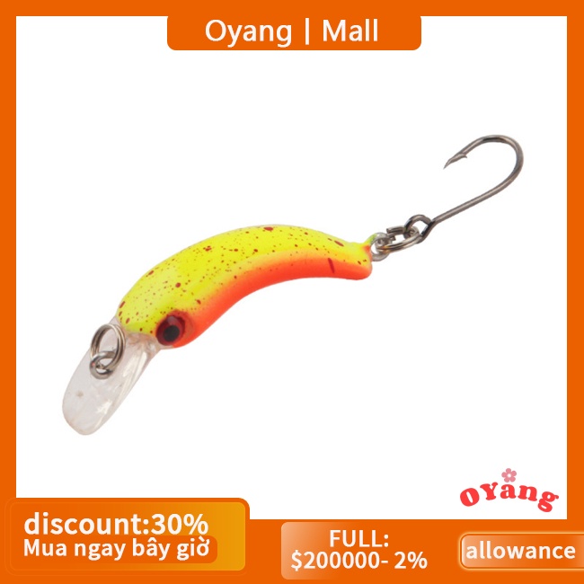 Mồi Câu Cá Nổi 8 Màu Sắc 4cm / 1.4g