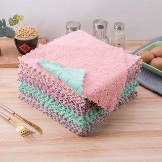 1 chiếc khăn lau bếp kt 25x25cm khăn lau đa năng siêu thấm nước