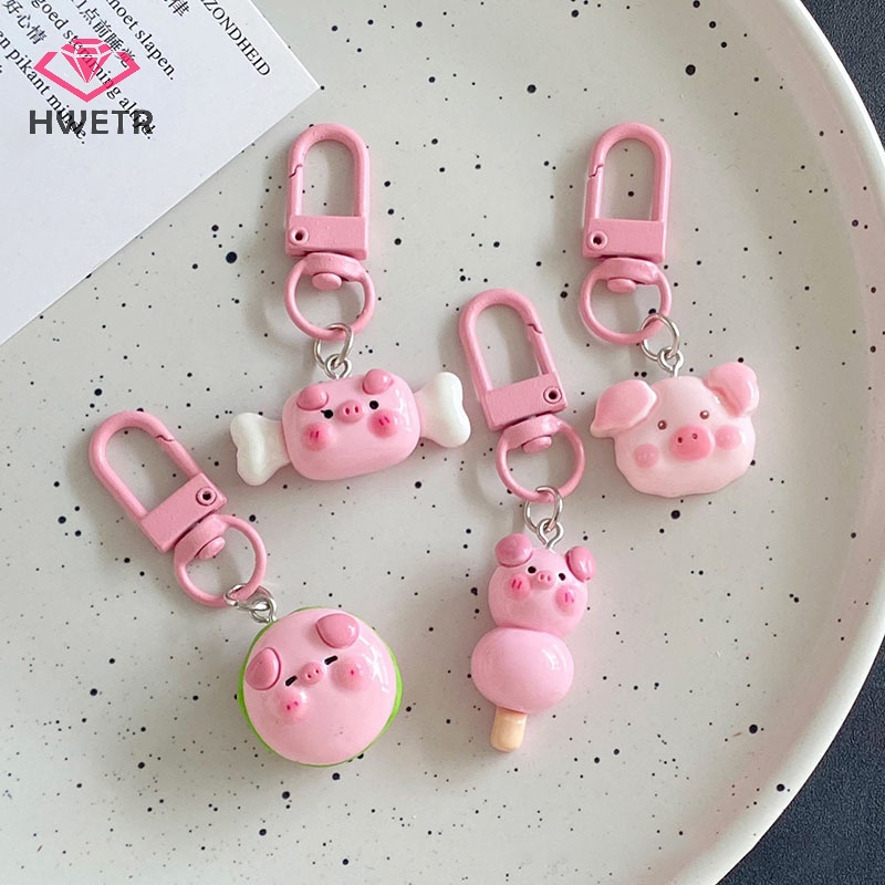 Móc Khóa Hình Heo Hồng Đáng Yêu Mới