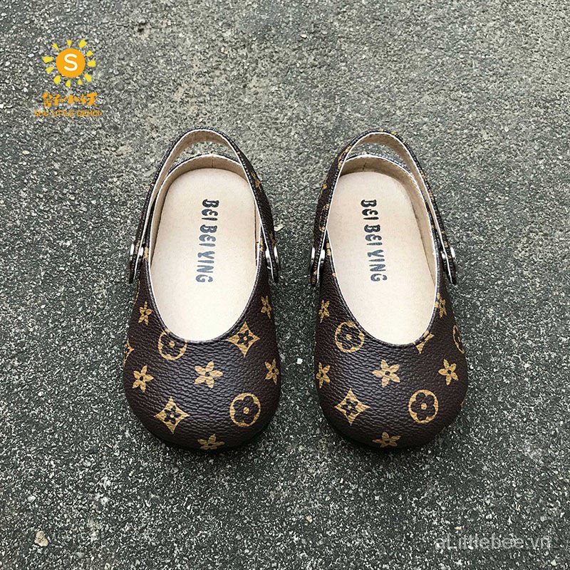 Giày Búp Bê Da Đế Mềm Đính Nơ Phong Cách Hàn Quốc Cho Bé Gái