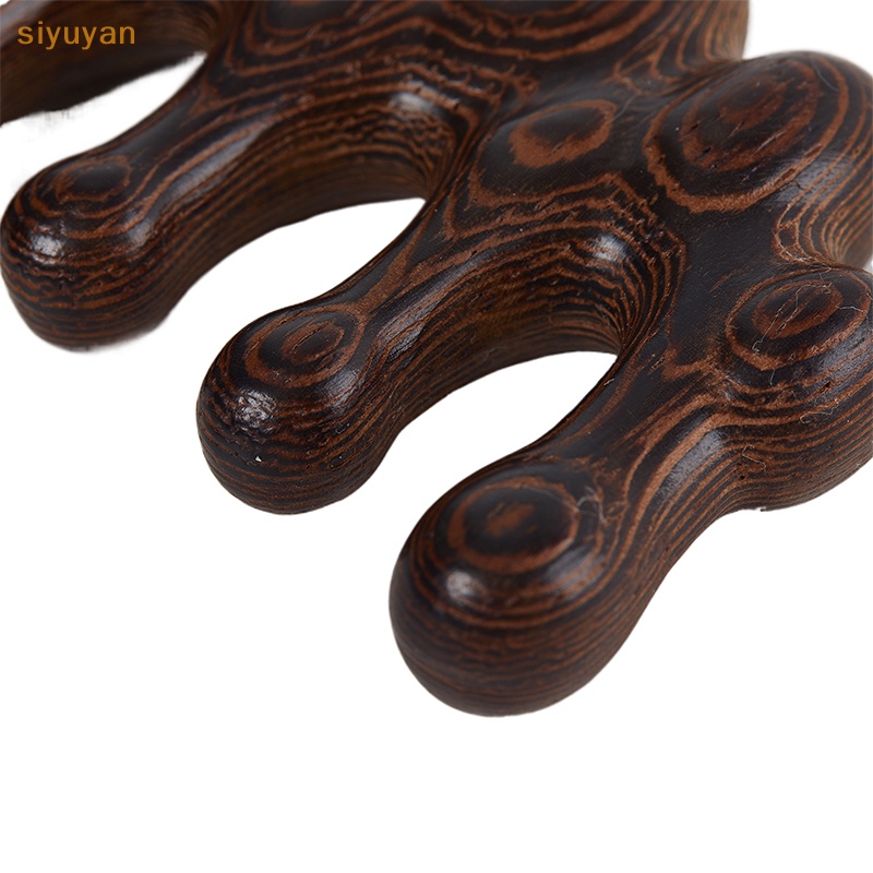 Siyuyan meridian Lược Chải Tóc Mát Xa Da Đầu Cầm Tay Răng Thưa Tiện Dụng vn