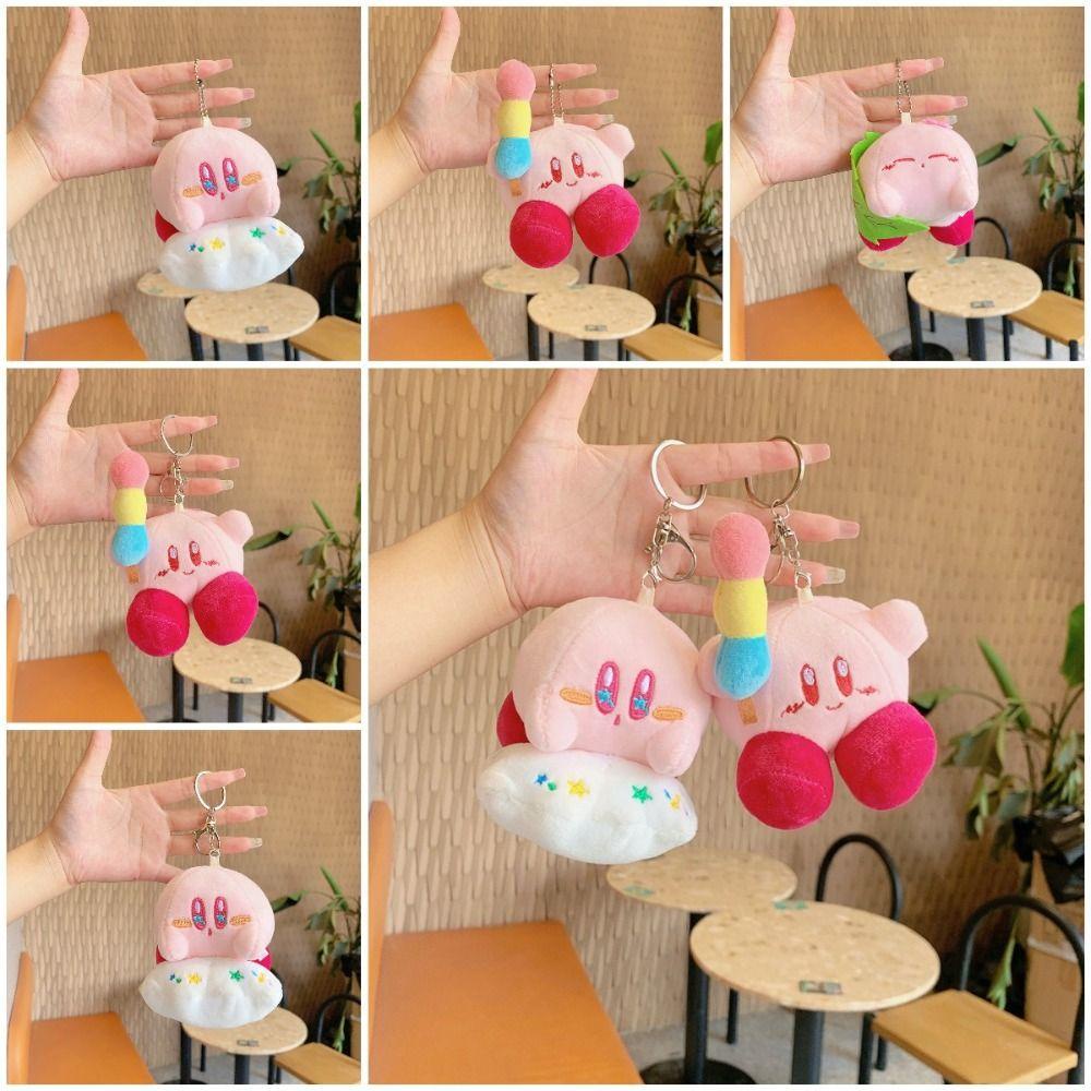 Mmluck kirby Đồ Chơi Nhồi Bông Mềm Mại Màu Hồng Hình Nón kirby