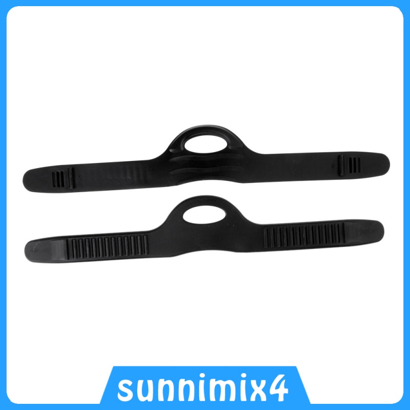 Bộ 2 Dây Đai Cao Su Màu Đen Tiêu Chuẩn Phù Hợp Cho Lặn Biển