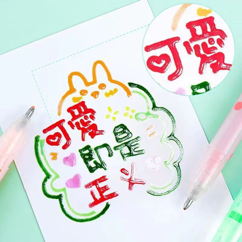 12 Bút gel 3d 12 Màu Sắc Đa Dạng Chất Lượng Cao