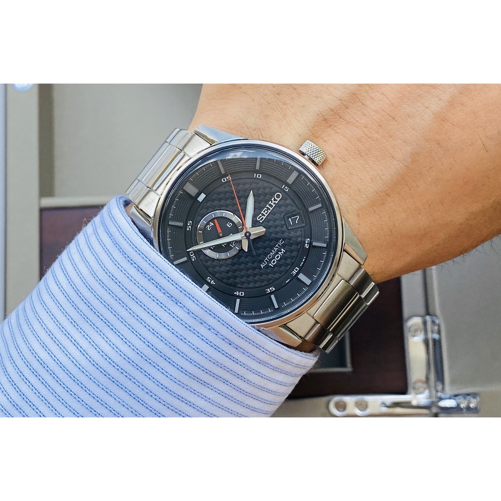 Đồng hồ nam chính hãng Seiko SSA381K1 - Máy Automatic cơ - Kính cứng