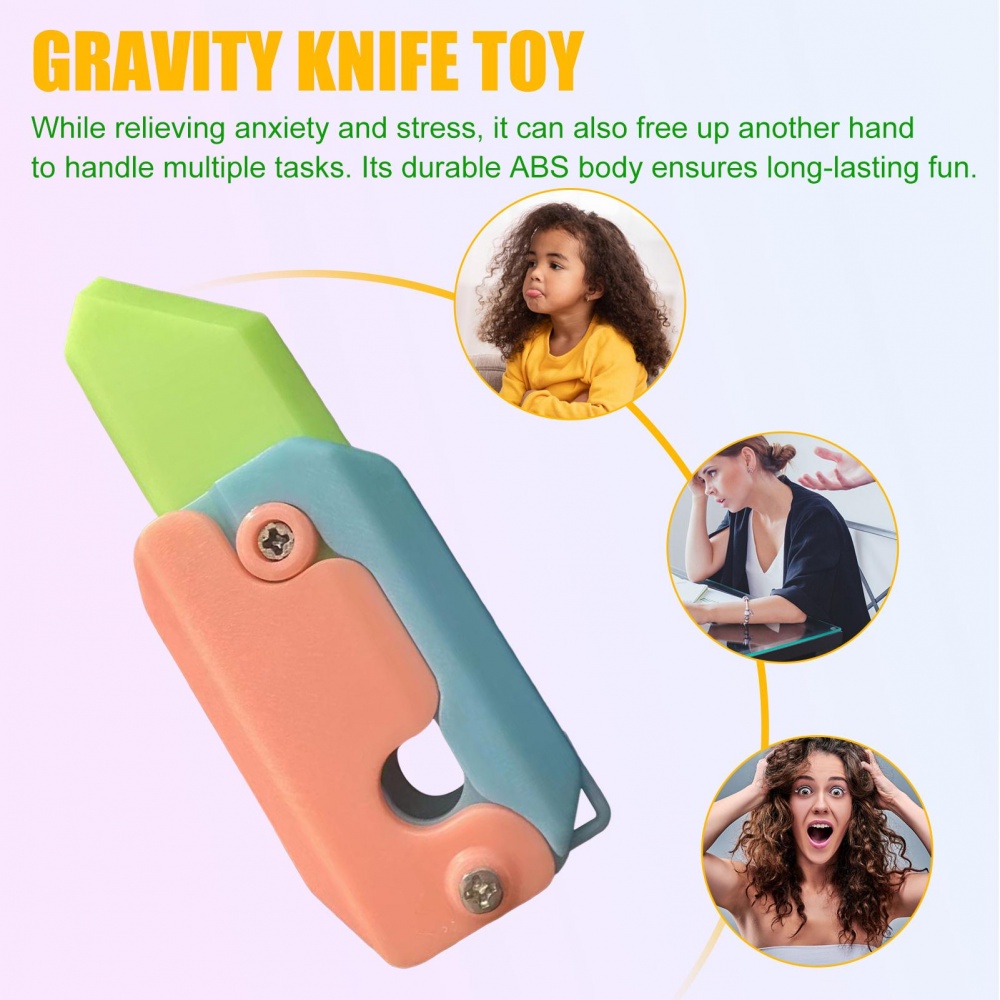 Đồ Chơi Hình Dao / Cà Rốt / Dao In 3d Bằng Nhựa Giúp Giảm Căng Thẳng