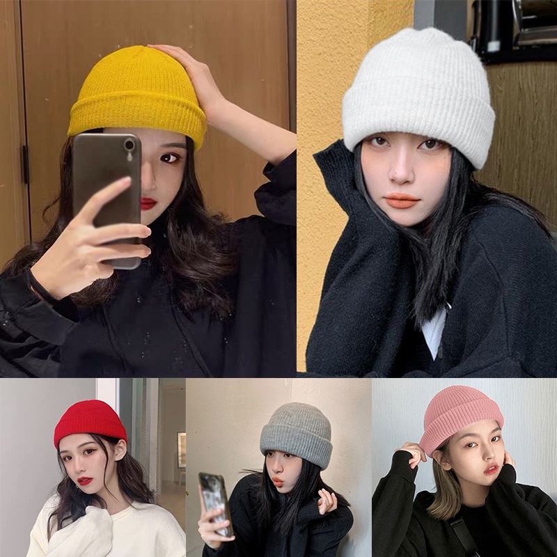 Mũ Len Dệt Kim Giữ Ấm Tai Mùa Đông Cho Cặp Đôi