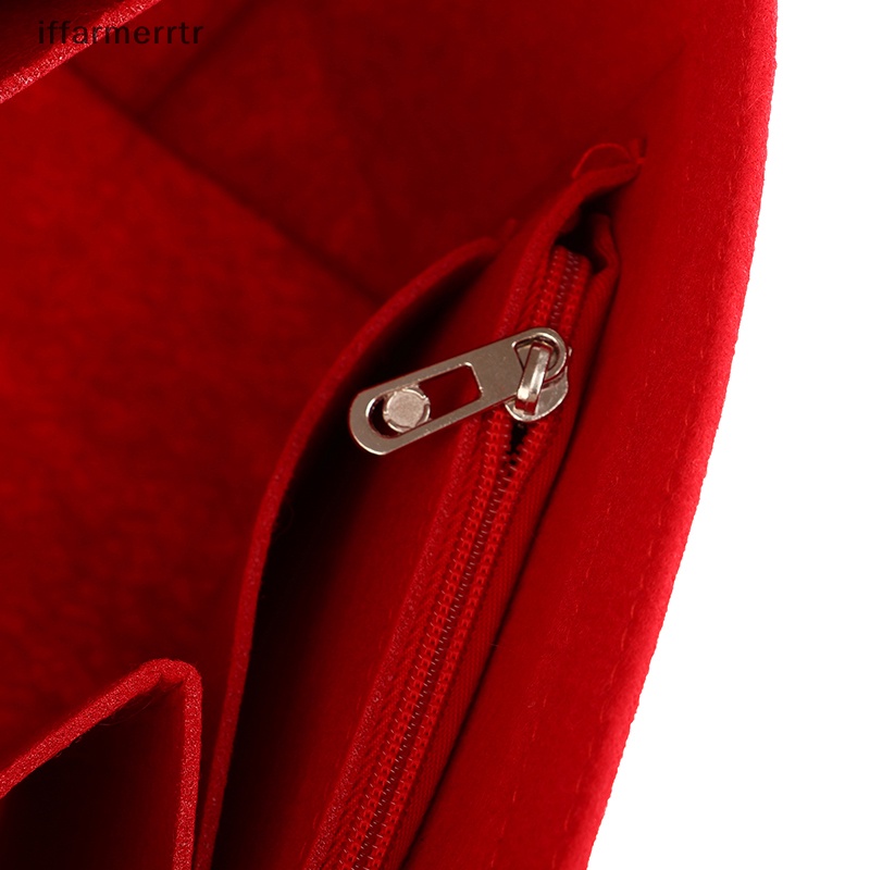 Túi Đựng Túi Xách mini Bằng Vải Nỉ Lót Bên Trong Tiện Dụng