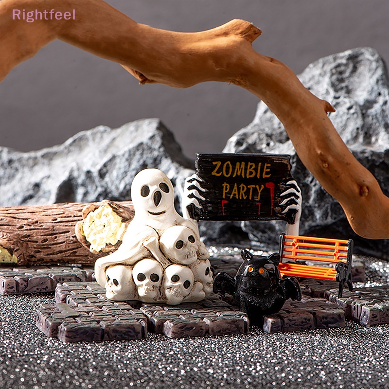 Mô Hình Đầu Lâu Xác Ướp Mini Trang Trí halloween Mới