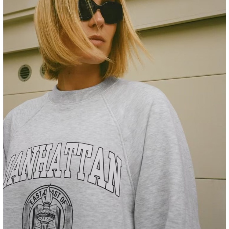 Zara Set Áo Nỉ Dài Tay + Quần Dài Ôm Chân Thời Trang Nữ5584820  5584821