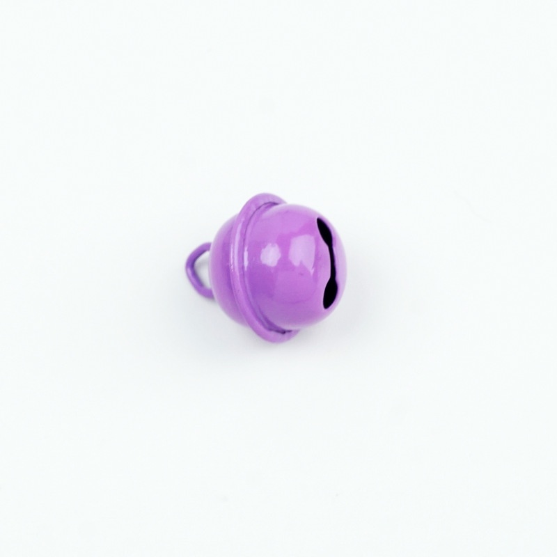 Chuông Kim Loại Dẹt Sơn Màu Sắc Làm Móc Khóa / Trang Sức diy