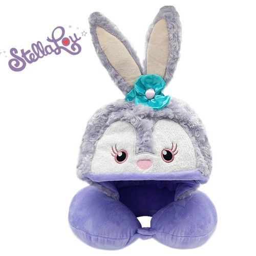Gối Kê Cổ Chữ u Có Mũ Trùm Đầu Hình stitch Hoạt Hình Phong Cách Nhật Bản Cho Cặp Đôi Cxbpi01.vn105
