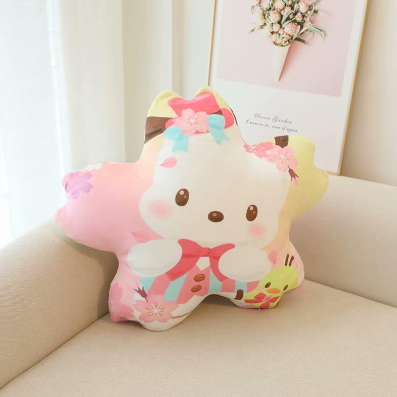 SANRIO Ere1 sakura kuromi melody Nhồi Bông Mềm Mại Làm Gối Trang Trí Nhà Cửa