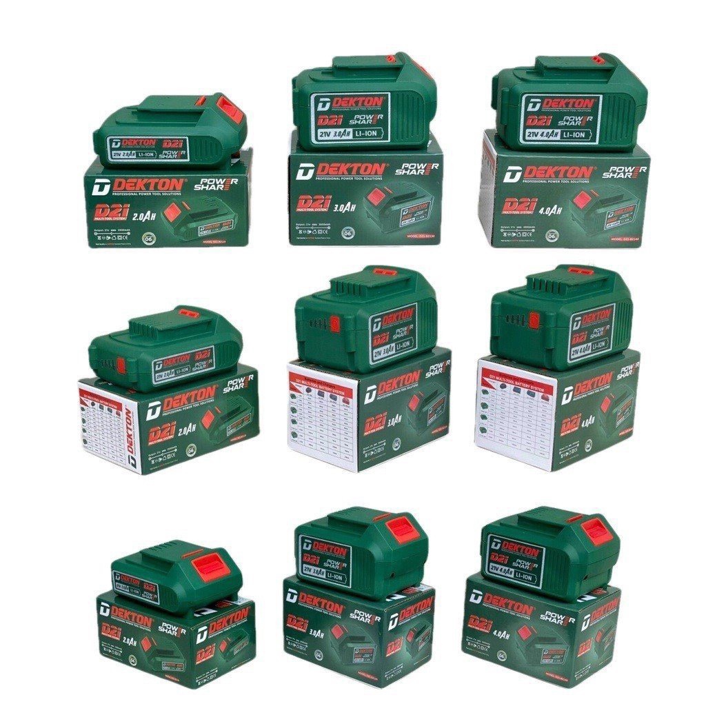 Pin 2A / 3A / 4A /6A - Sạc 2400mAh / 4000mAh / Dùng Cho Hệ Sinh Thái D21 Dekton máy khoan máy mài shop trung máy hàn
