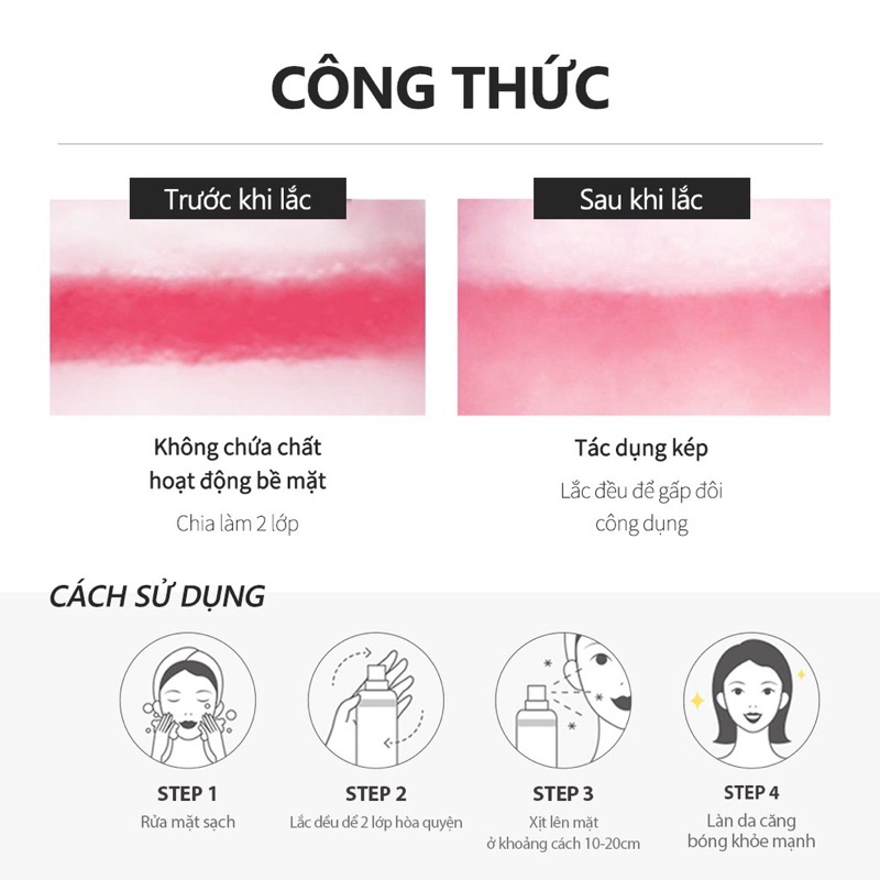 Xịt Khoáng D'Alba Vital Spray Serum White Truffle Skin Calming 100ml