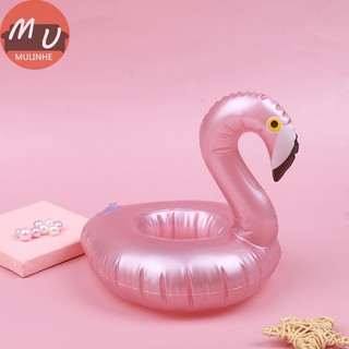 Mulinhe mini bơm hơi flamingo bể bơi phao đồ chơi uống phao cốc đựng đồ chơi dự tiệc vn