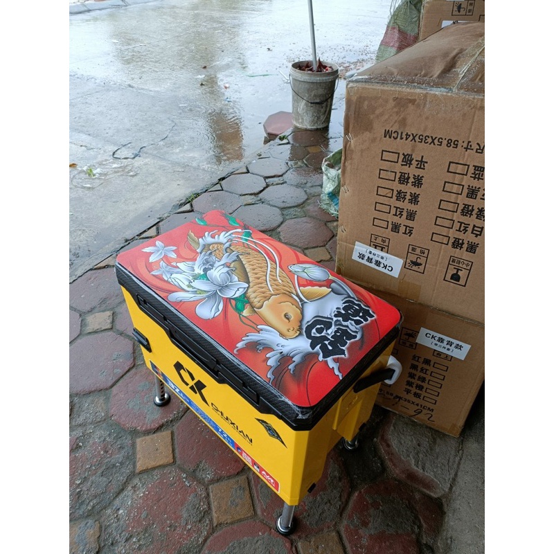 Miếng dán Decal 3D  dùng để dán nắp thùng câu cá   ANam-Fishing