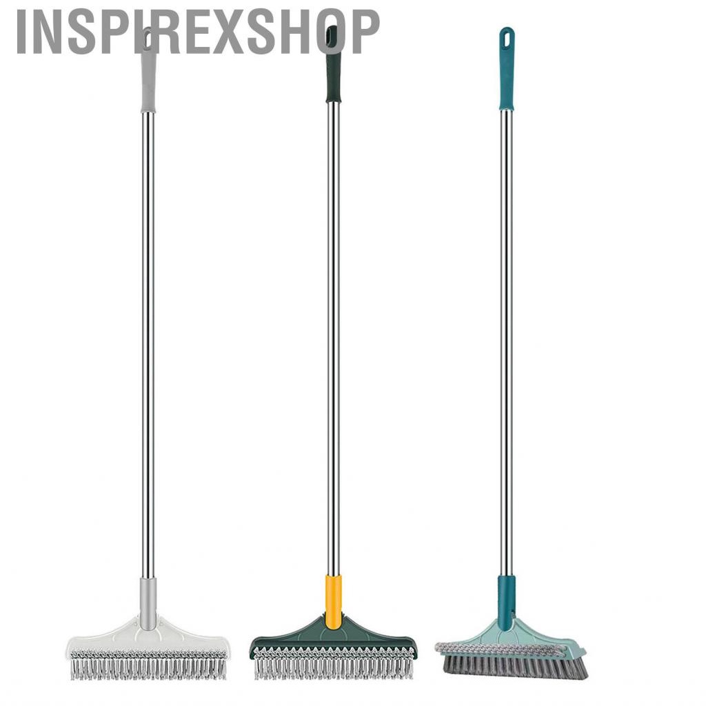 Inspirexshop Floor Brush Scrubber  Easy To Storage Multifunctional Highly Efficient Two Sided for Garage