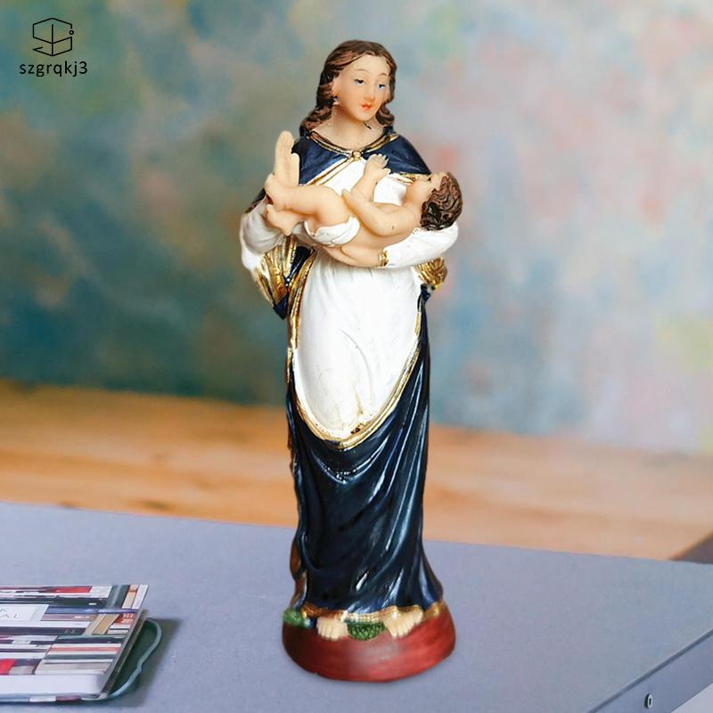 Kệ Sách Bằng Nhựa resin Hình Tượng Tôn Giáo Đứng Được Làm Thủ Công Cho Quán bar / Sách Ngoài Trời