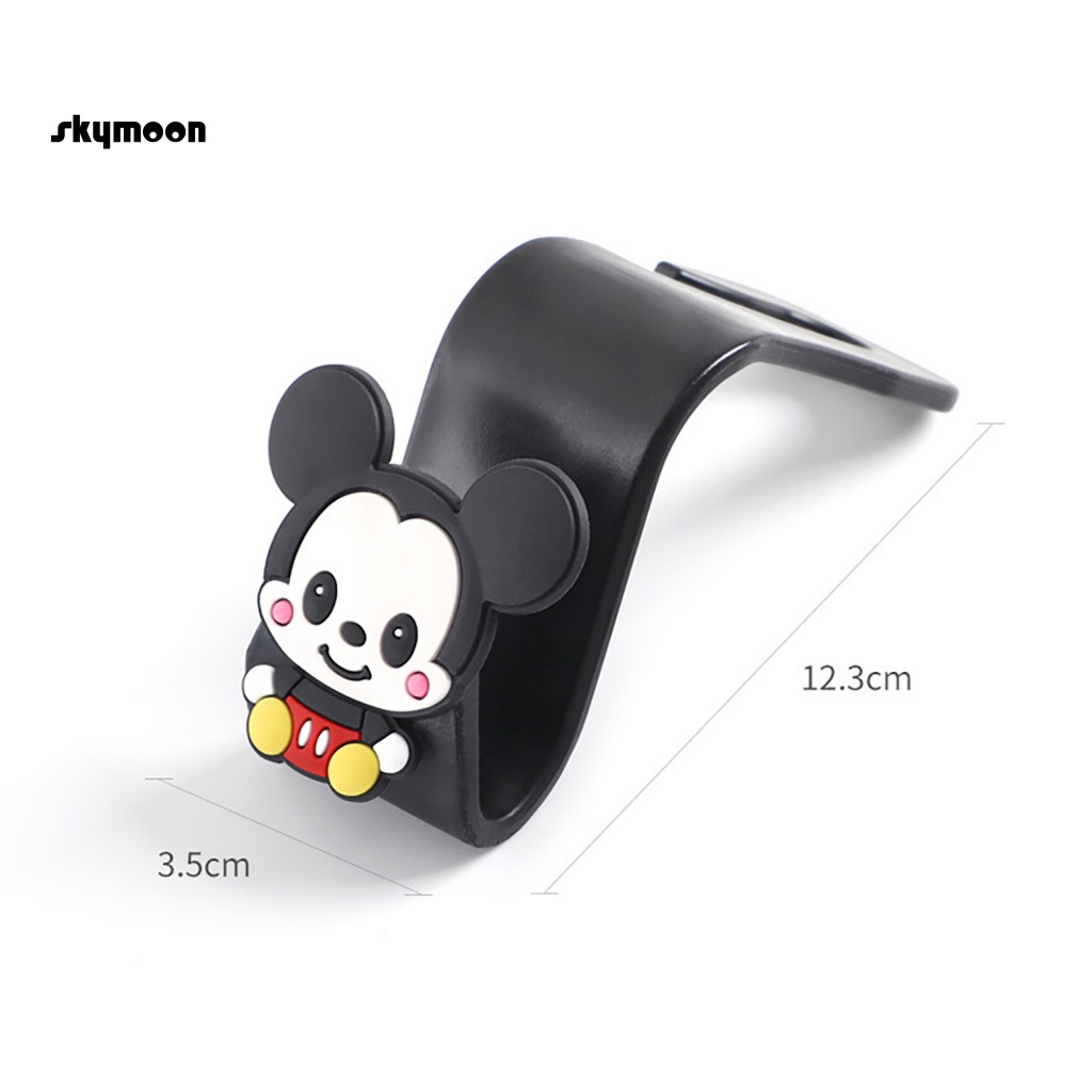 Skym * Set 4 Móc Treo Túi Xách mini Gắn Sau Ghế Xe Hơi Tiết Kiệm Không Gian Dễ Thương Sáng Tạo Lý Tưởng Cho Người Mua Hàng Đông Nam Á