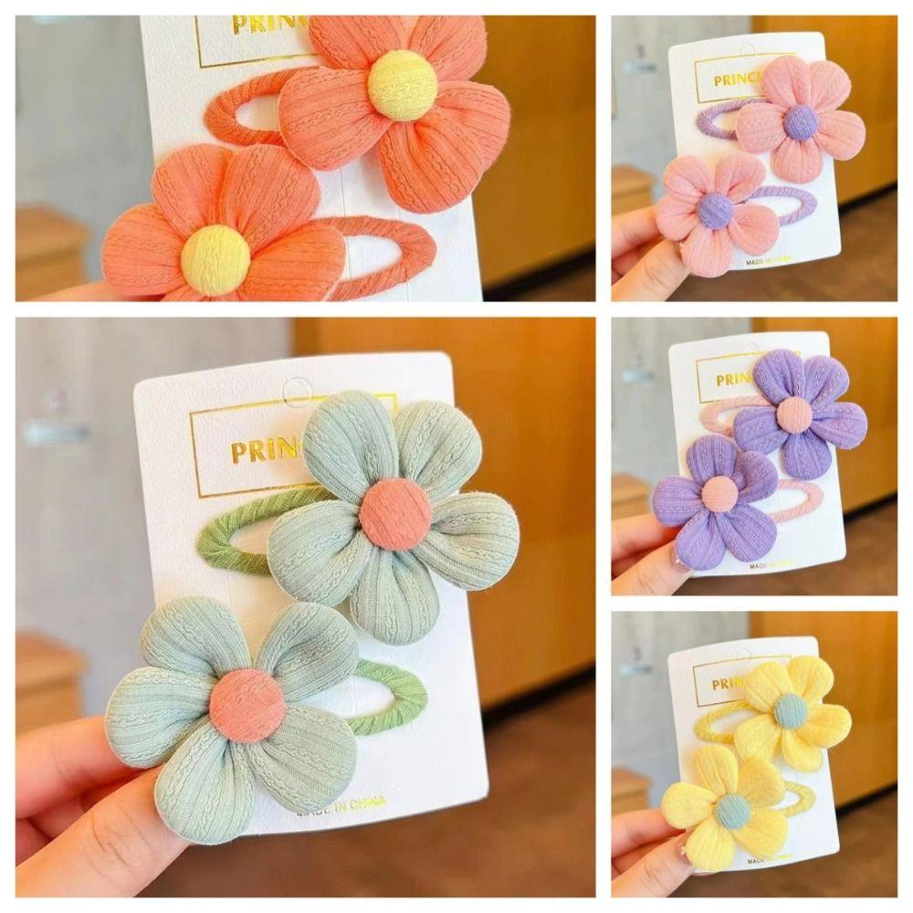 Jestine Kẹp Tóc bb Hình Hoa Màu Sắc Ngọt Ngào Phụ Kiện Trang Trí Tóc Hàng Ngày