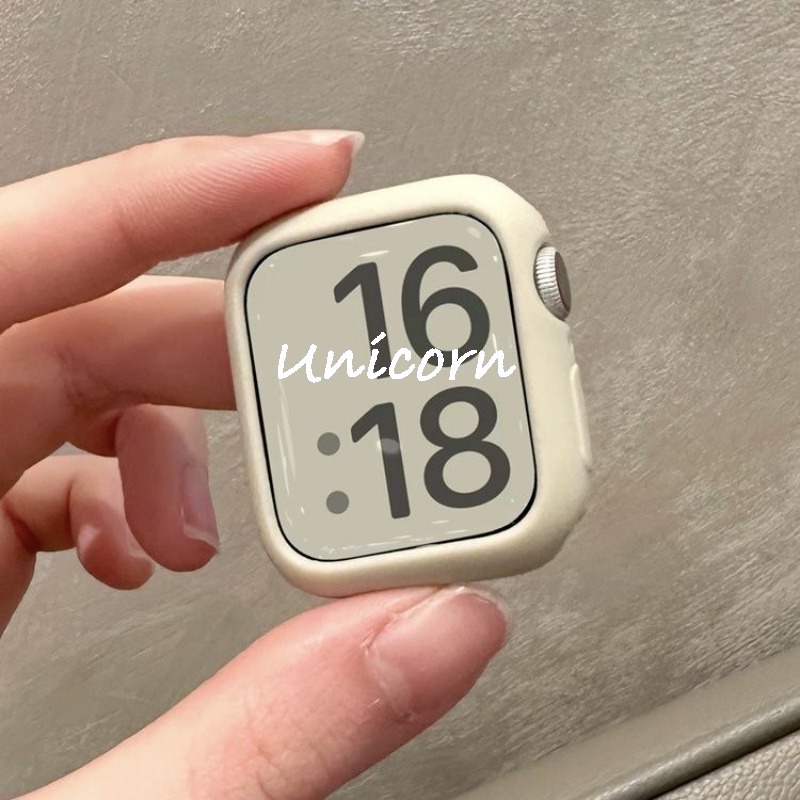 Ốp Bảo Vệ Bằng Silicon Mềm Màu Kẹo Cho apple watch 9 8 7 6 se 5 4 8 ultra 2 45mm 42mm 38mm 44mm 40mm 41mm
