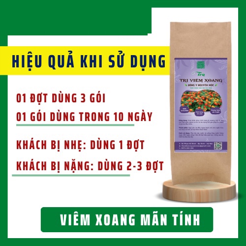 Trà viêm xoang túi lọc size 3gram